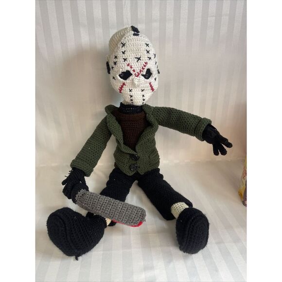 Other - Handmade Crochet Jason Doll (38") Tall‎